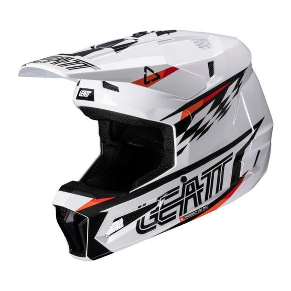 Leatt 3.5 cross helmet with mask 3.5 2025 - WhiteRef: LB0864