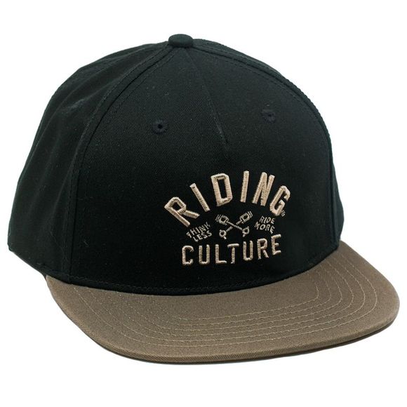RIDING CULTURE SNAPBACK PISTON Cap - BlackRef: RID0014
