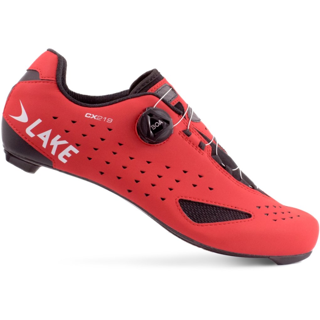 Lake CX219 Road Shoes Men - red/white