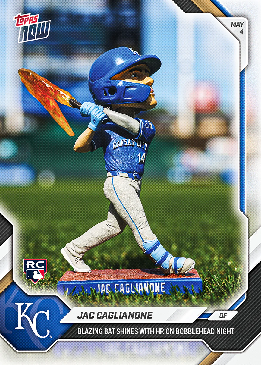 Jac Caglianone - 2026 MLB Topps NOW® - Card 161 - PR: 3271