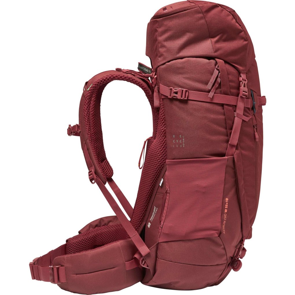 Vaude Astrum 55+10L Backpack Women - dark cherry