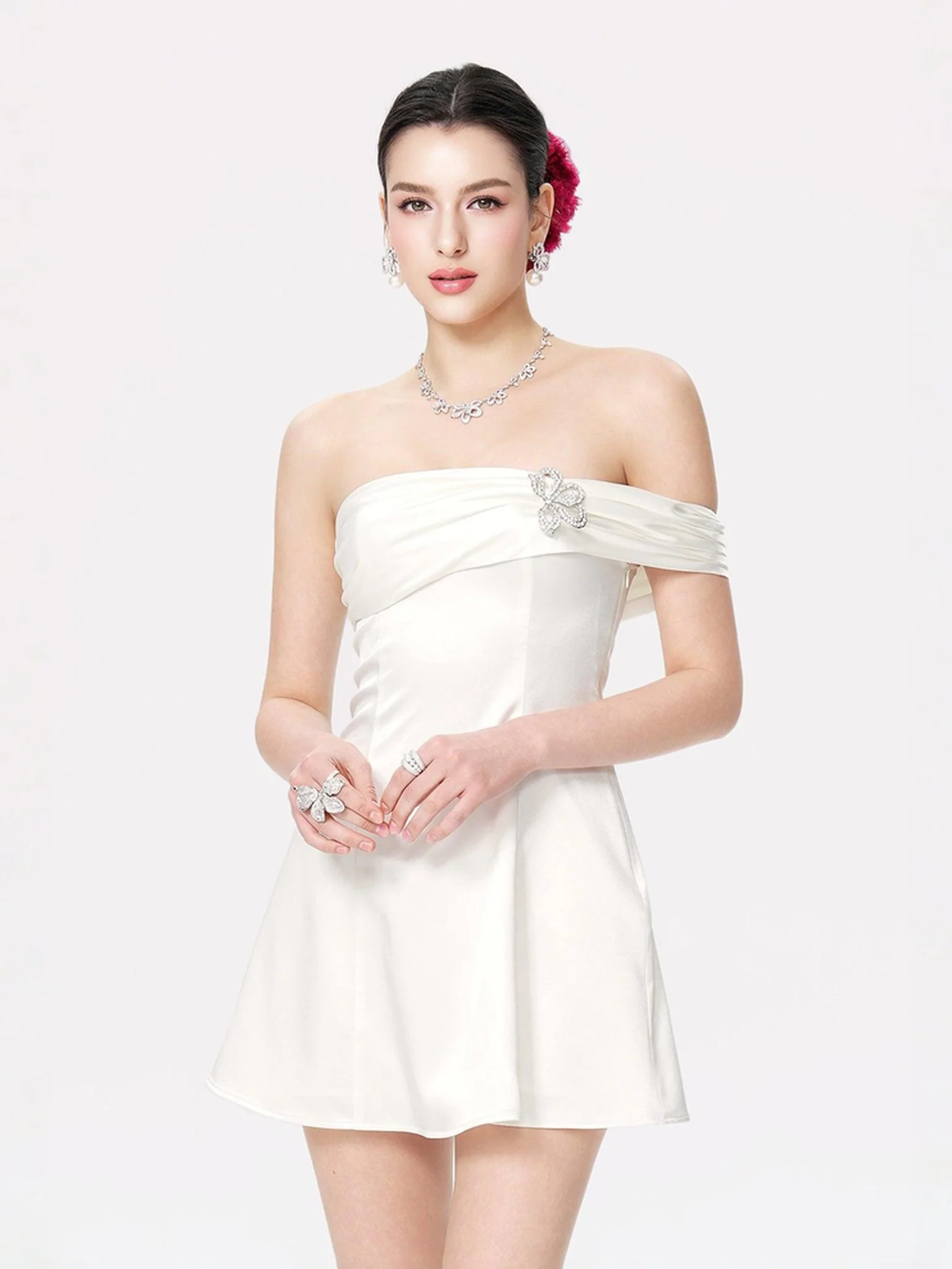 Cornelia Dress -White -Final Sale