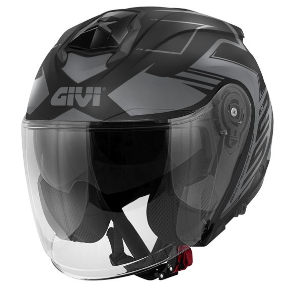 Givi X.25 TRACE Jet Helmet - Black / GreyRef: GI1620