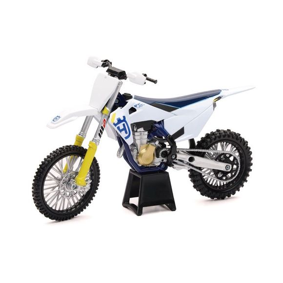 Newray Moto Husqvarna 450 FC Miniature - 1/12 Scale - White / BlackRef: NRY0031 / 58153