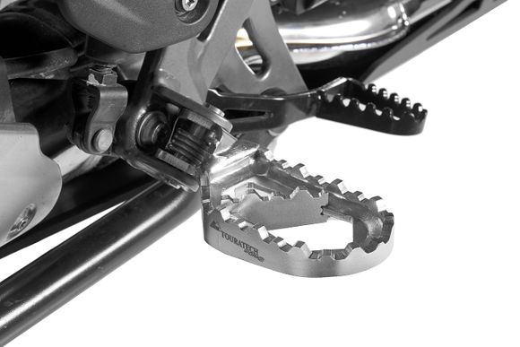 Touratech Works footrest - low position - SilverRef: Trt00335A / 01-045-5316-0