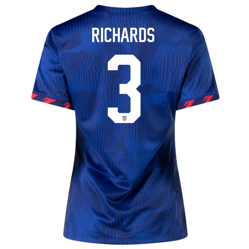 Womens United States Chris Richards Away Jersey 23/24 (Hyper Royal/Loyal Blue)