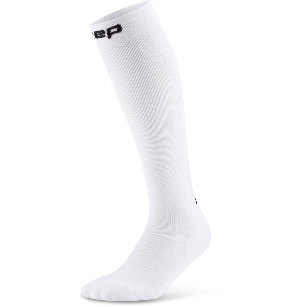 CEP Core Run Tall Compression Socks Men - white
