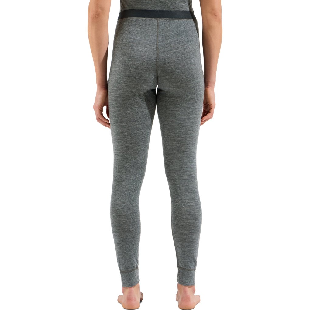 Odlo Natural Merino 200 Base Layer Bottoms Women - odlo steel grey melange