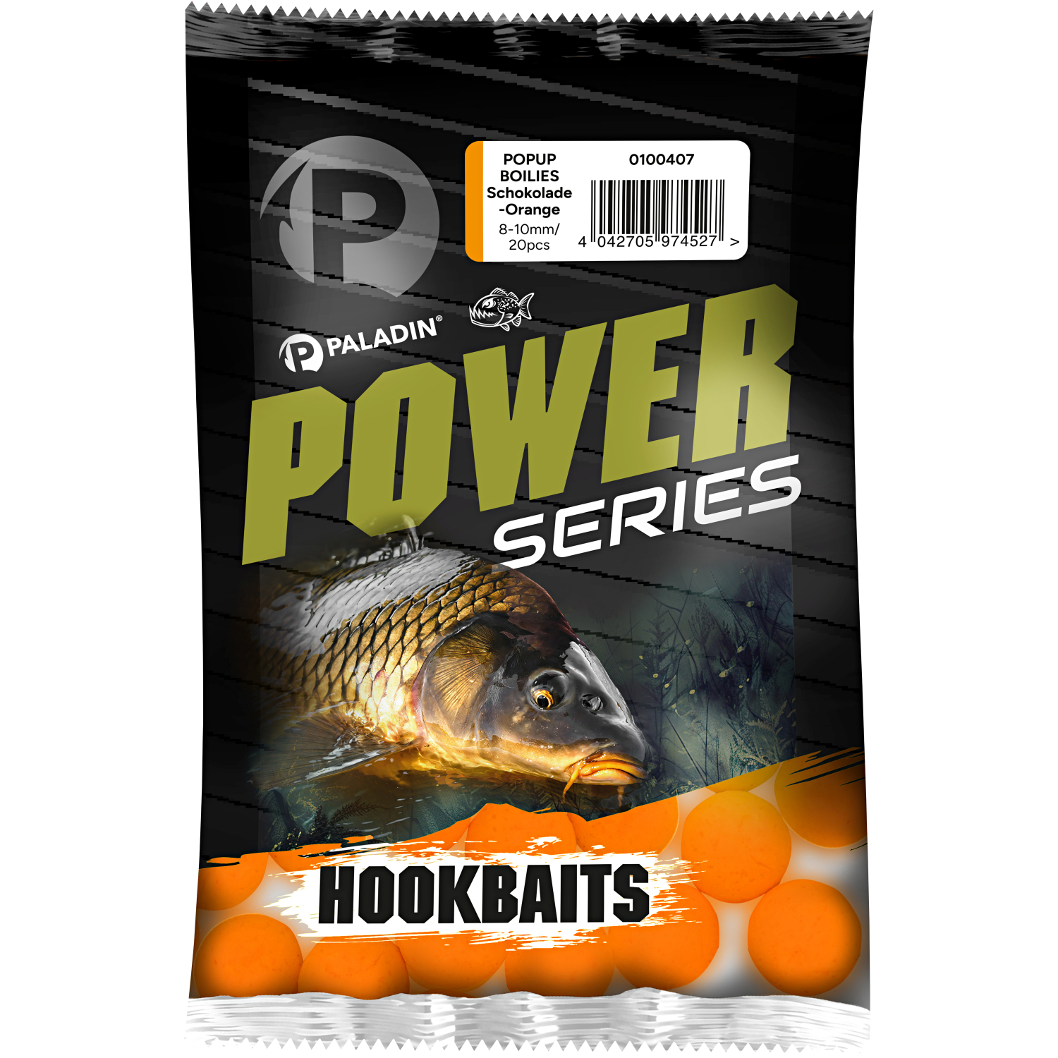 Paladin Power Series Pop Up Boilies (Chocolate Orange)