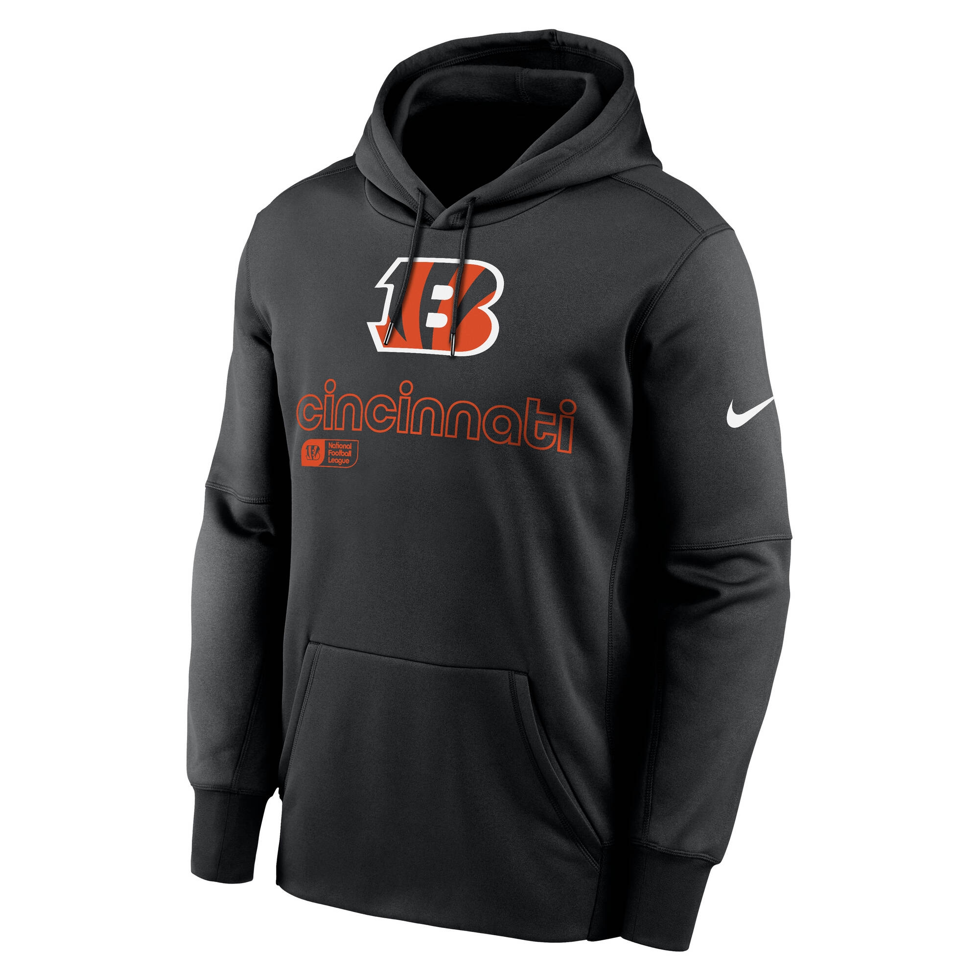 Cincinnati Bengals Peformance Nike Therma-FIT NFL Hoodie Black