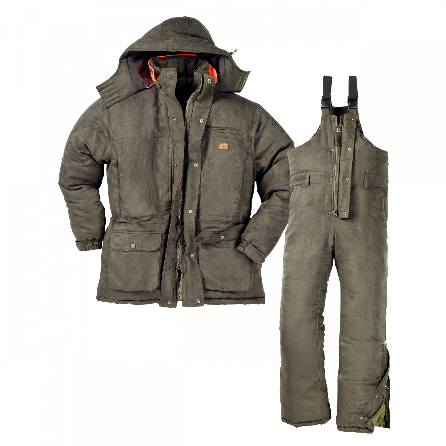 il Lago Prestige Set: Jacket + Dungarees Arctic Men (Brown)