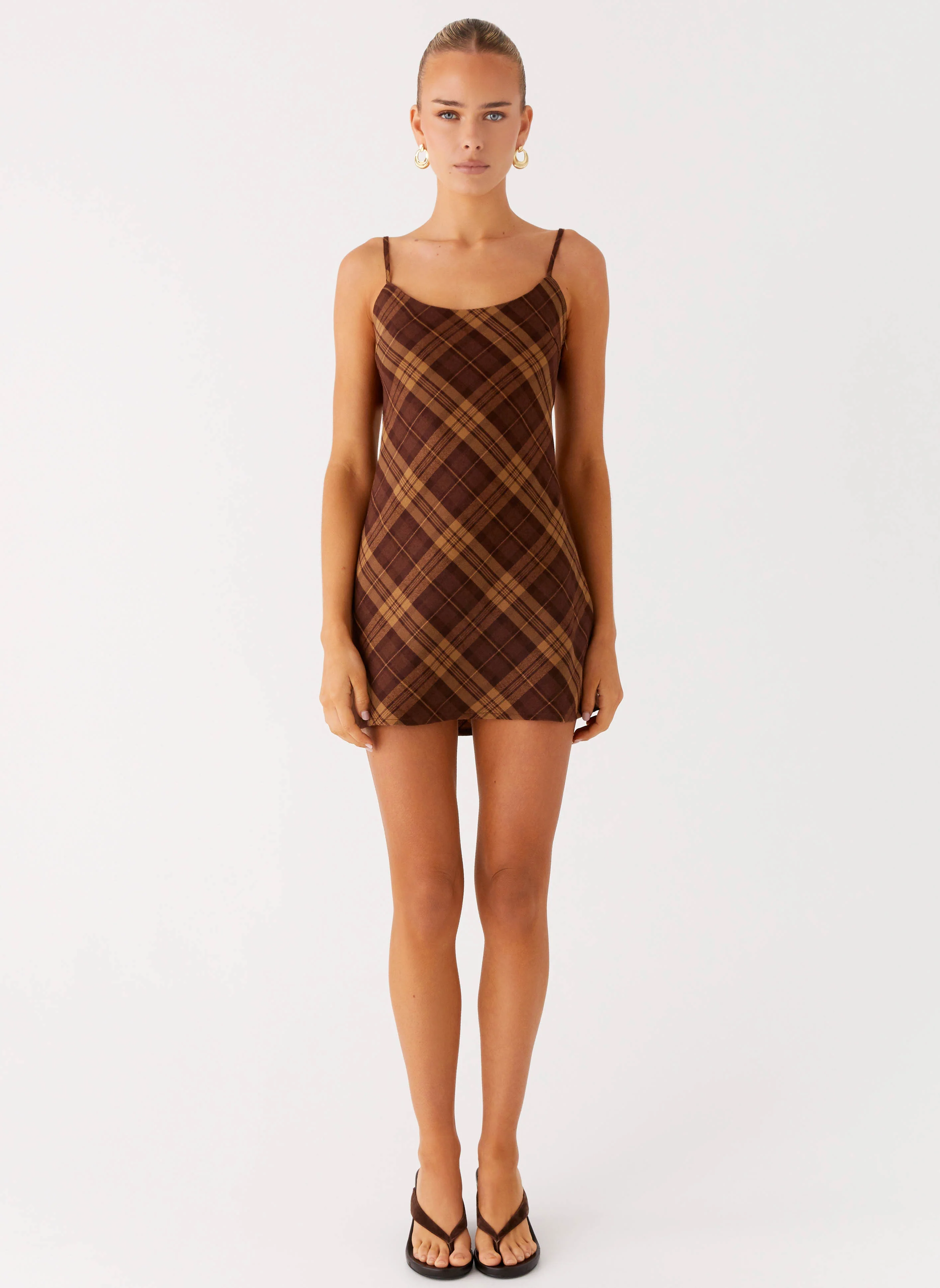 Radio Star Mini Dress - Plaid