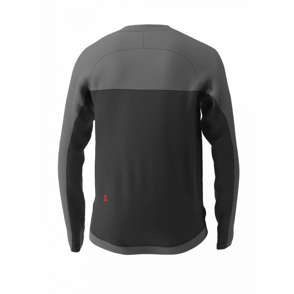 Zimtstern Bulletz Long Sleeve MTB Shirt Men - Pirate Black/Gun Metal - M10162