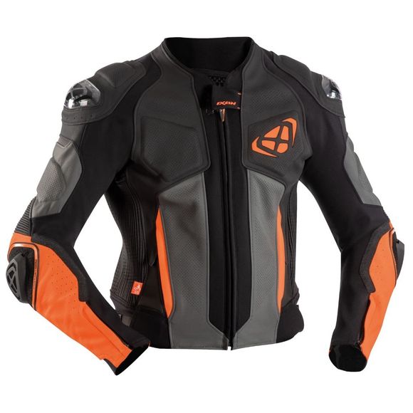 Motorcycle Jacket Ixon Vendetta Evo - Black / OrangeRef: IX1421-C62723