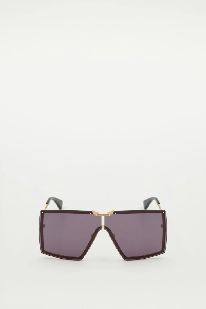 Oversized square sunglasses - PURPLE