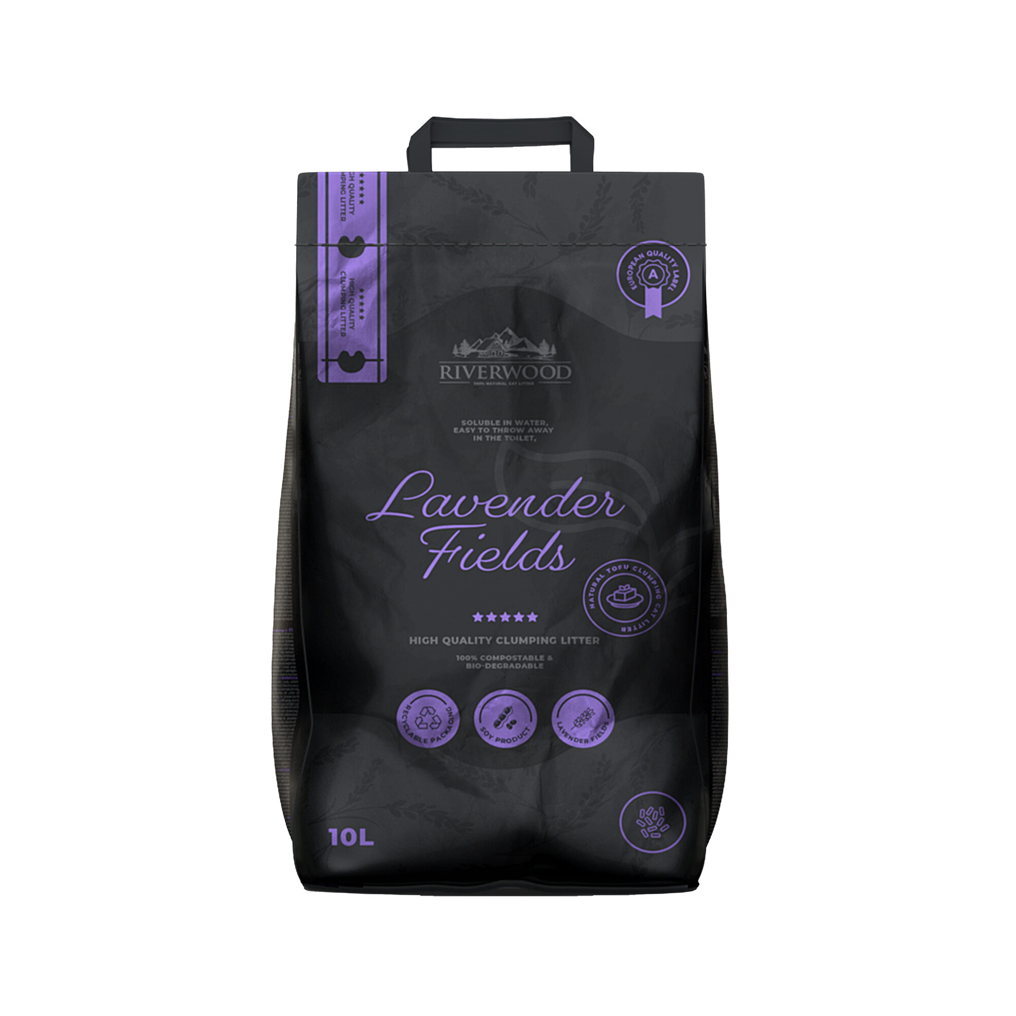 Riverwood Tofu Cat Litter - Lavender
