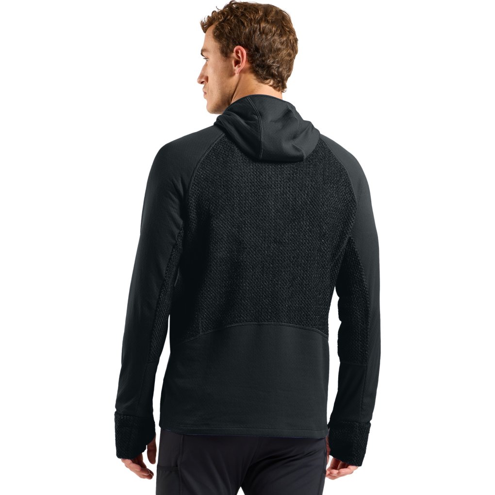 Odlo X-Alp Half-Zip Hooded Trail Running Mid Layer Men - black
