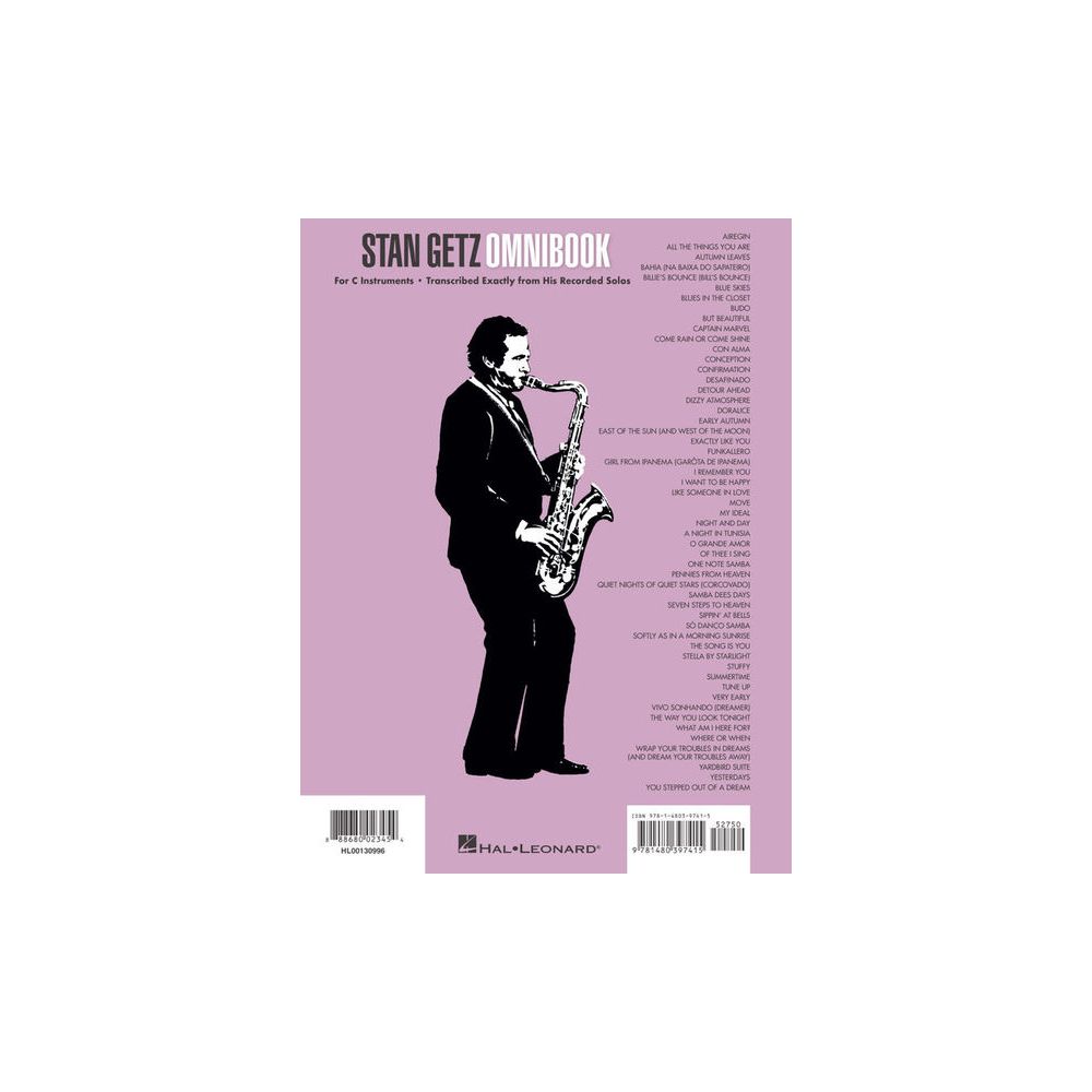 Hal Leonard Stan Getz Omnibook C – Thomann Ireland
