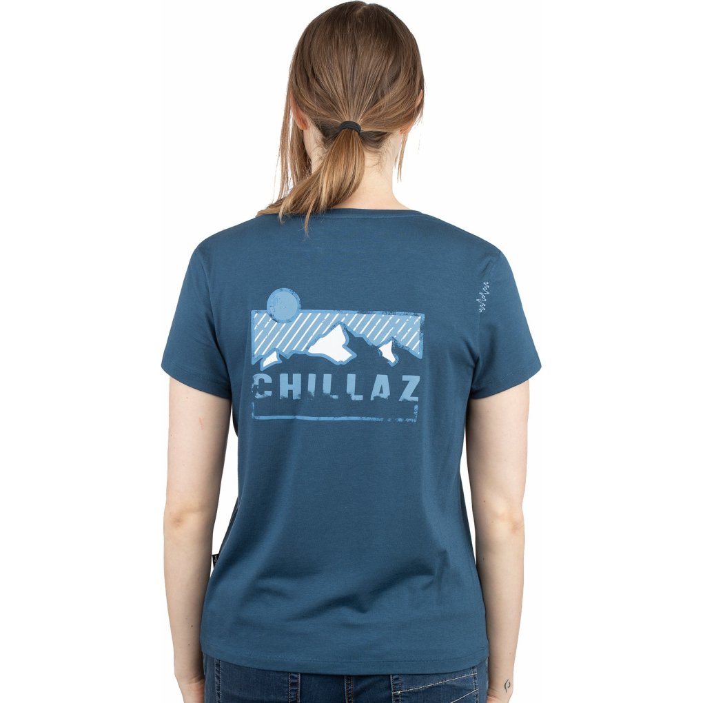 Chillaz Iseo Mountain Logo T-Shirt Women - dark blue