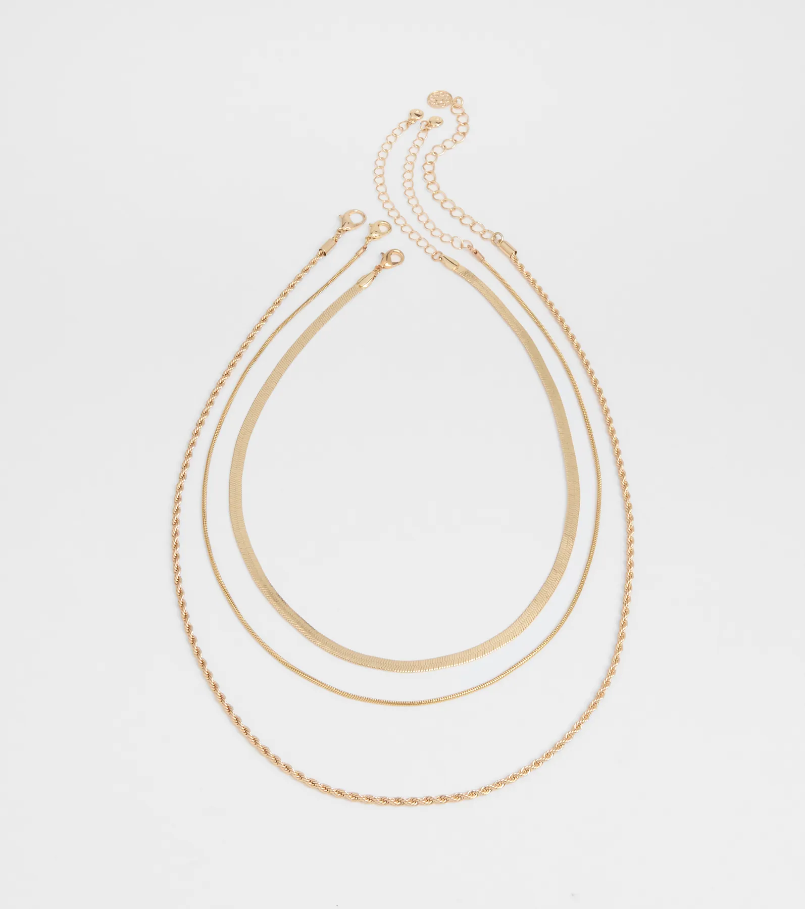 Keep It Edgy Three-Pack Necklace Set