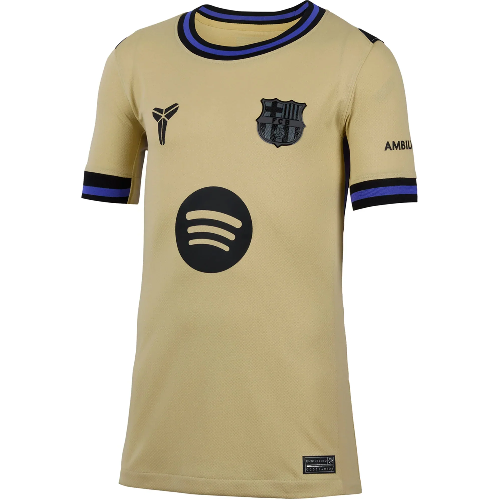 Youth Lamine Yamal FC Barcelona Away Jersey 25/26 (Team Gold/Persian Violet/Black)