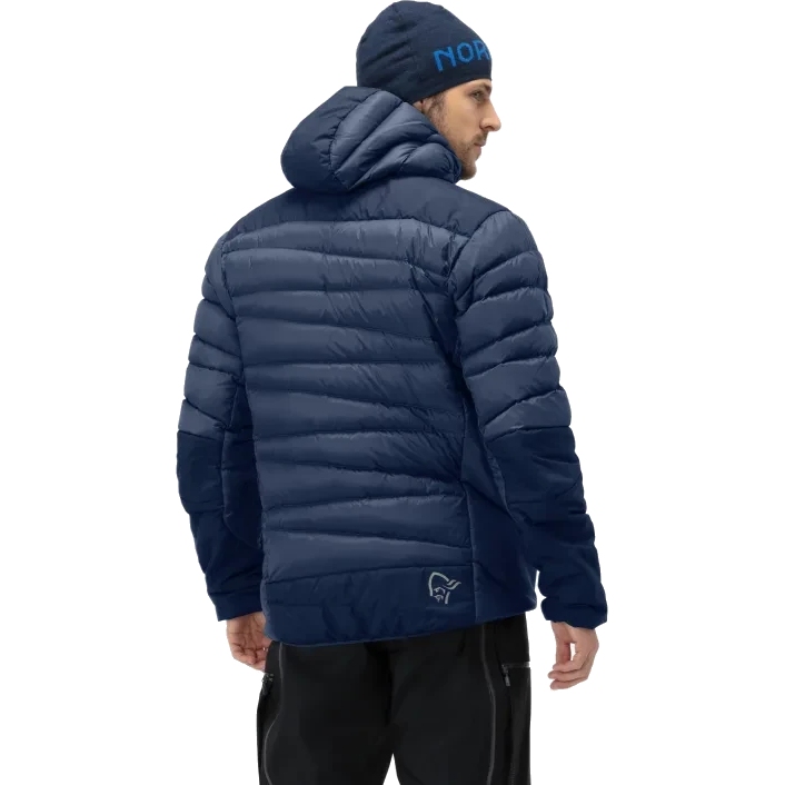 Norrona falketind down750 hood Jacket Men - Indigo Night