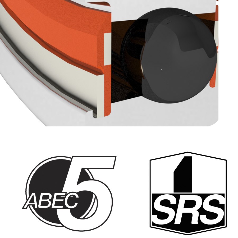 Enduro Bearings 608 SRS - ABEC 5 - Ball Bearing - 8x22x7mm