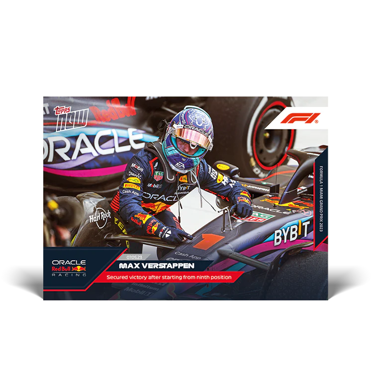 Topps UK - Secured victory after starting from ninth position - F1 TOPPS NOW® Card #014