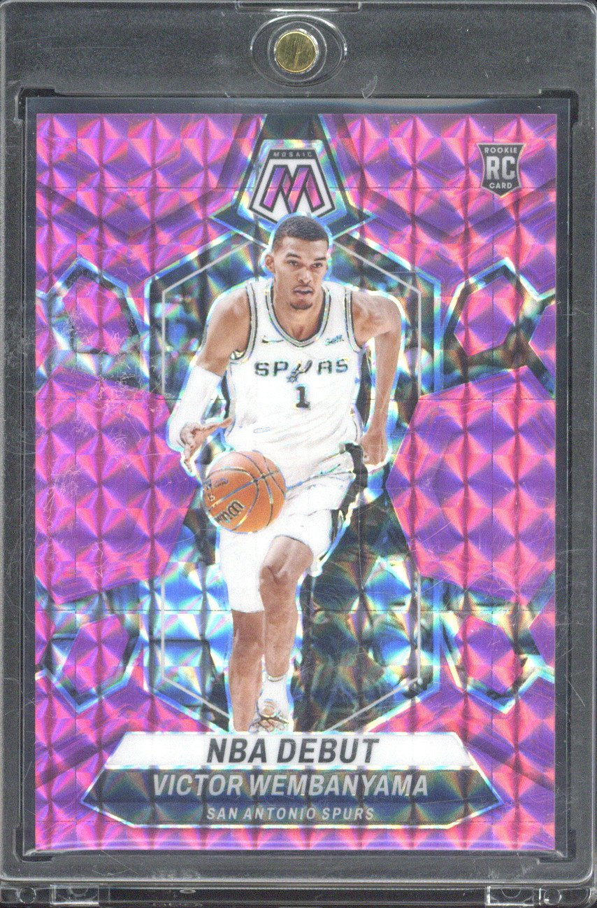 2023-24 Panini Mosaic Victor Wembanyama RC Pink /149 #257