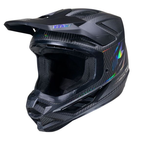 Casque cross Kenny TITANIUM CARBONE 2025 - Noir / GrisRef : KE2721