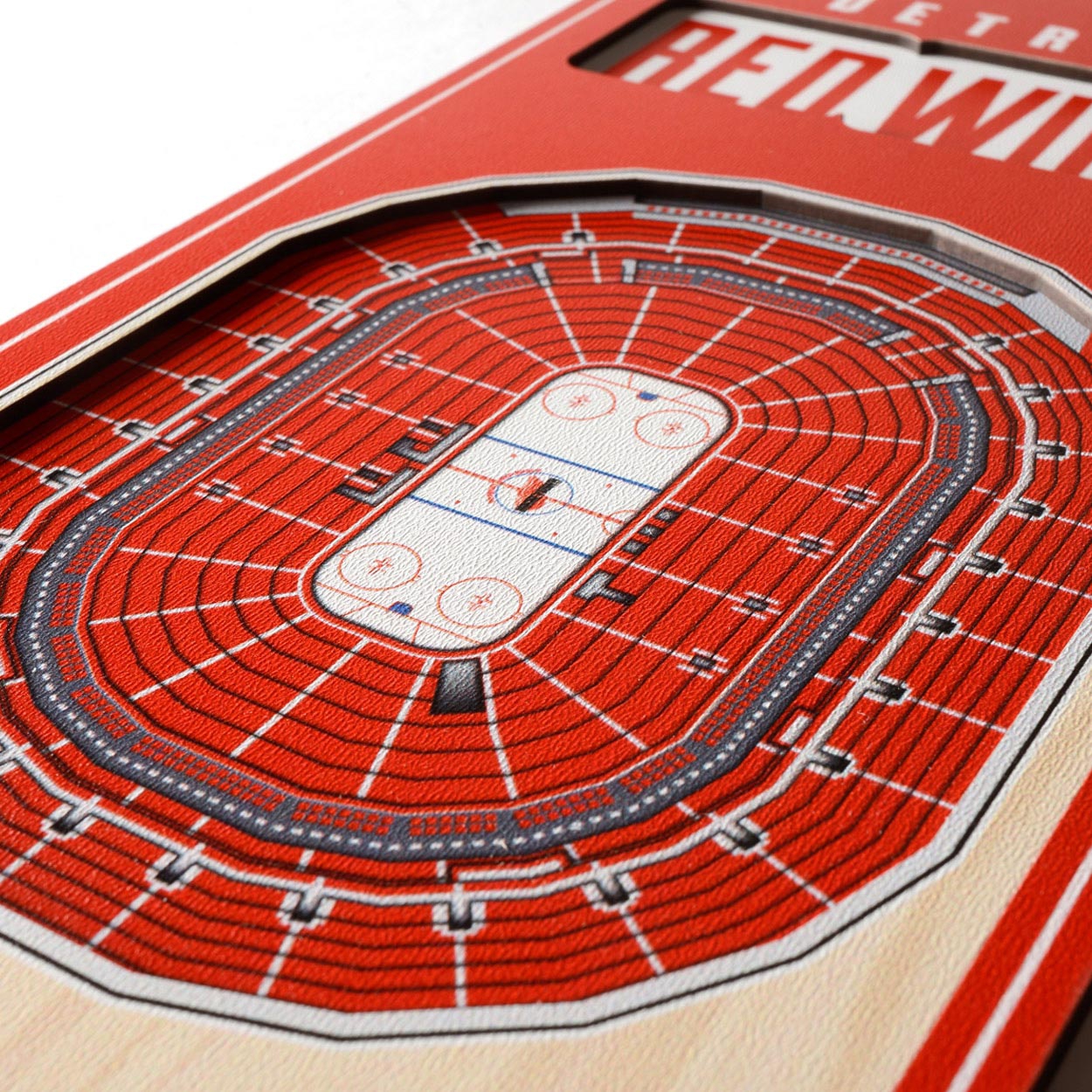 Detroit Red Wings 3D Stadium NHL Banner