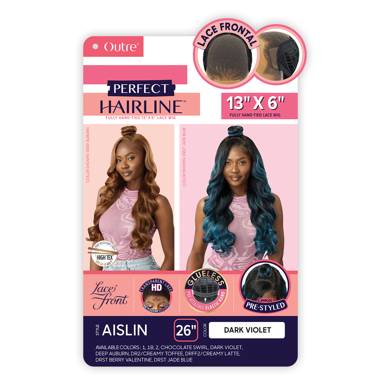 Outre HD Lace Frontal Wig Perfect Hairline Glueless Fully Hand-Tied 13X6 Lace Wig Aislin