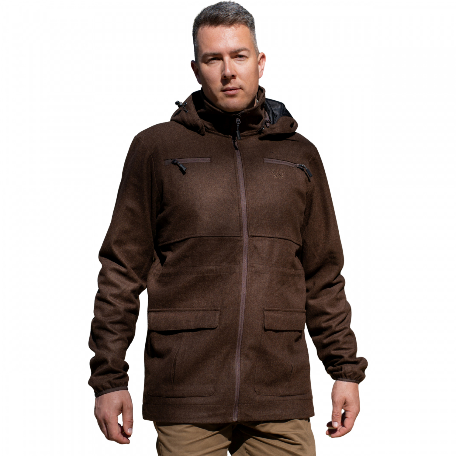 Loden Jacket HUBI Men (Brown)