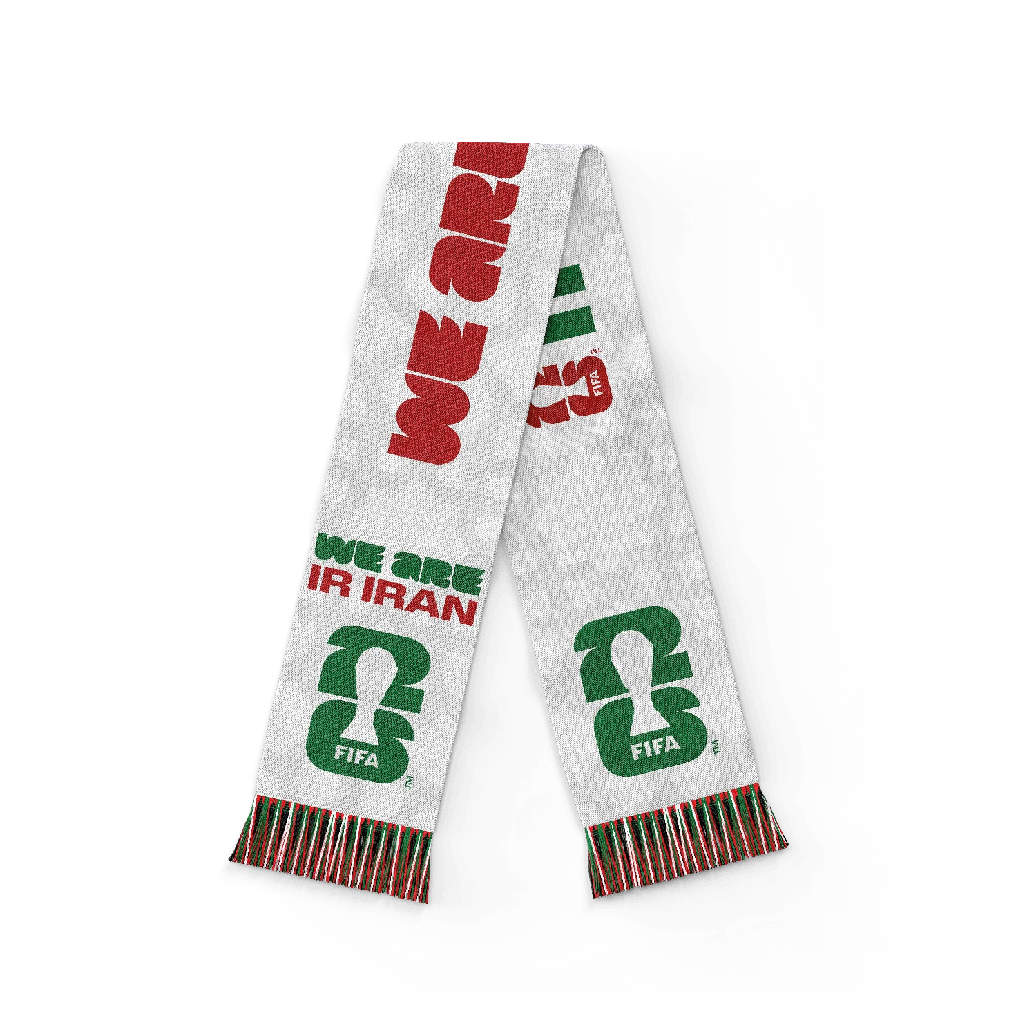 2026 Soccer Fan Collection 'We Are' Iran Scarf