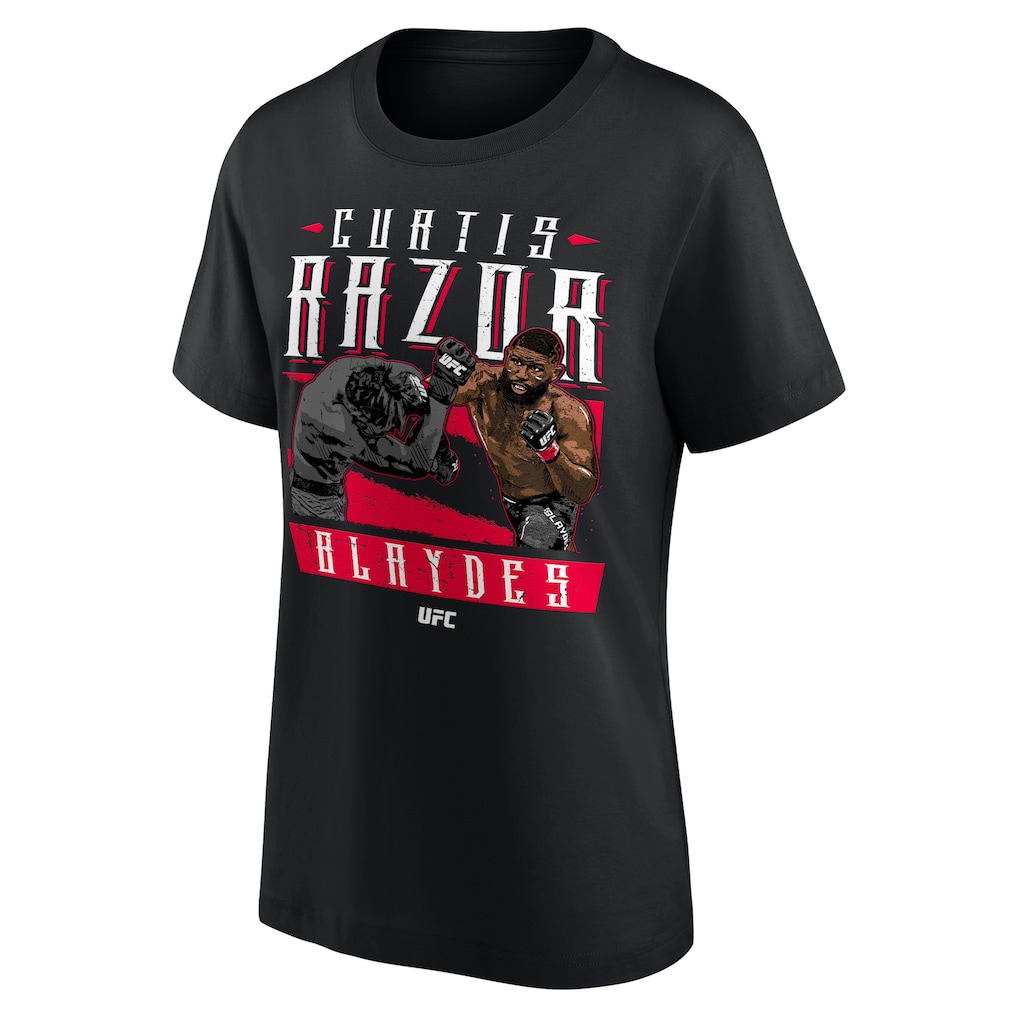 UFC Curtis Blaydes Razor T-Shirt - Black - Womens