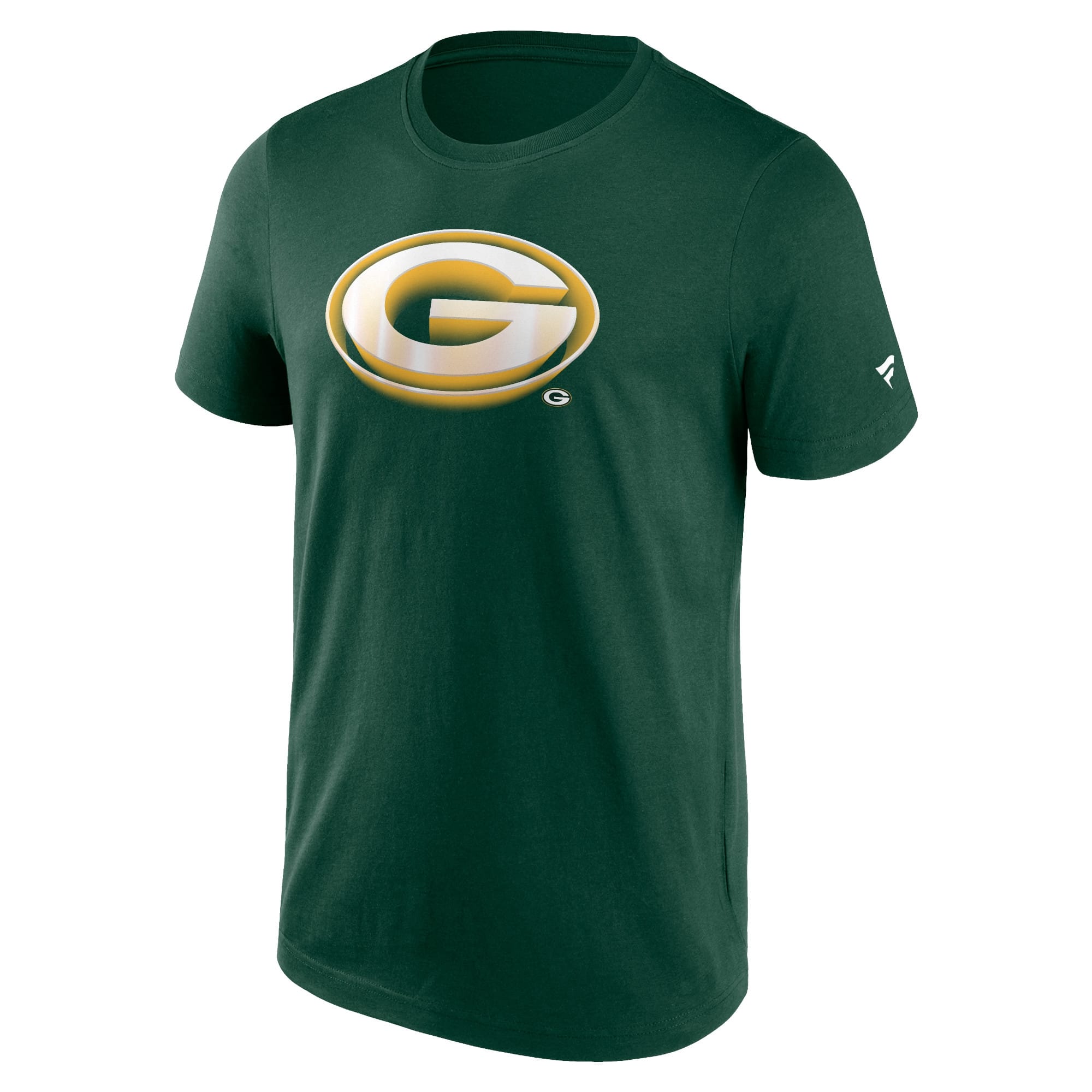 Green Bay Packers Chrome Logo NFL T-Shirt