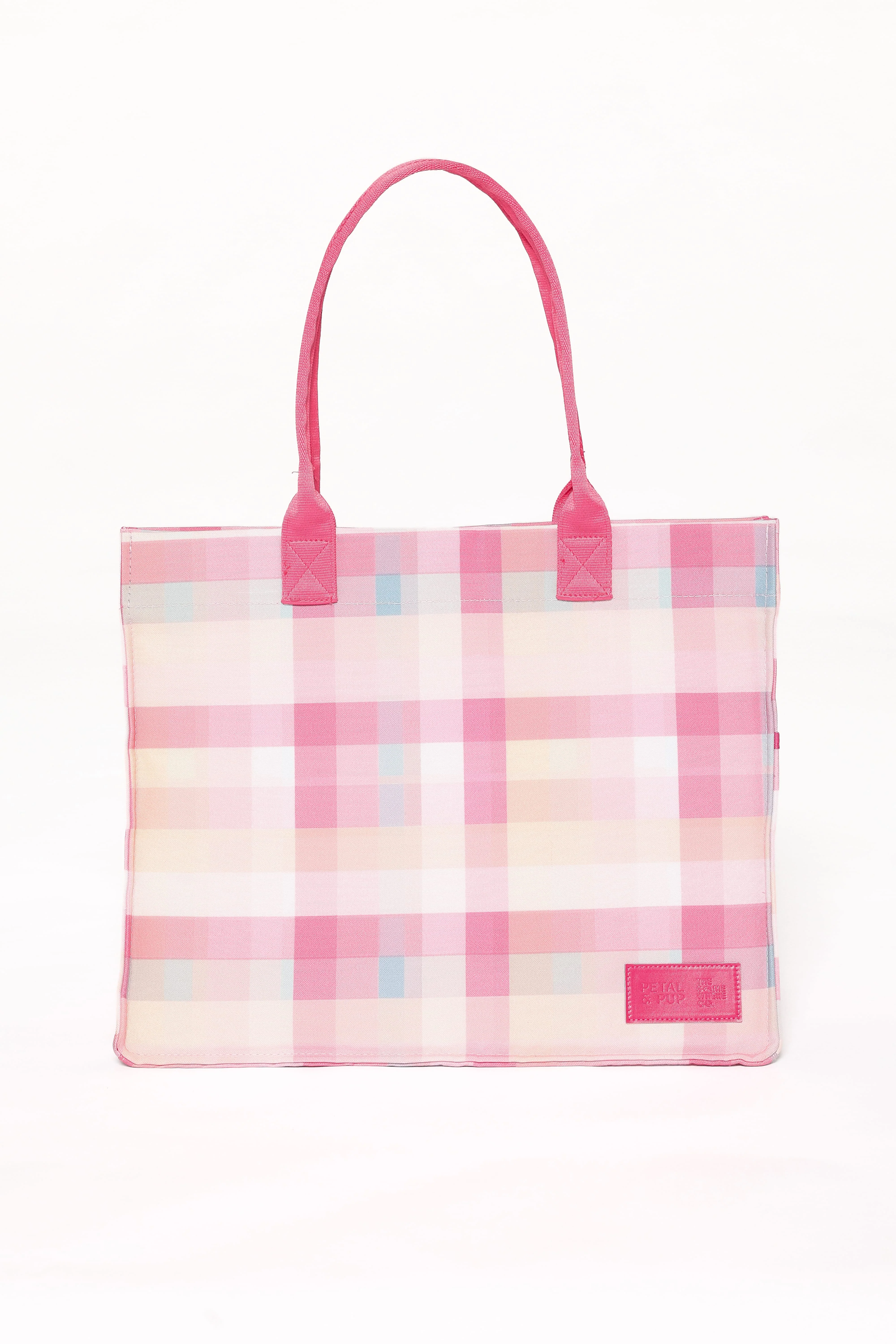Ultimate Tote Bag - Pink Picnic Plaid