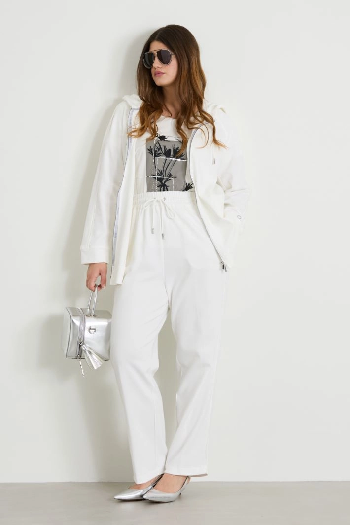 Jersey trousers - WHITE