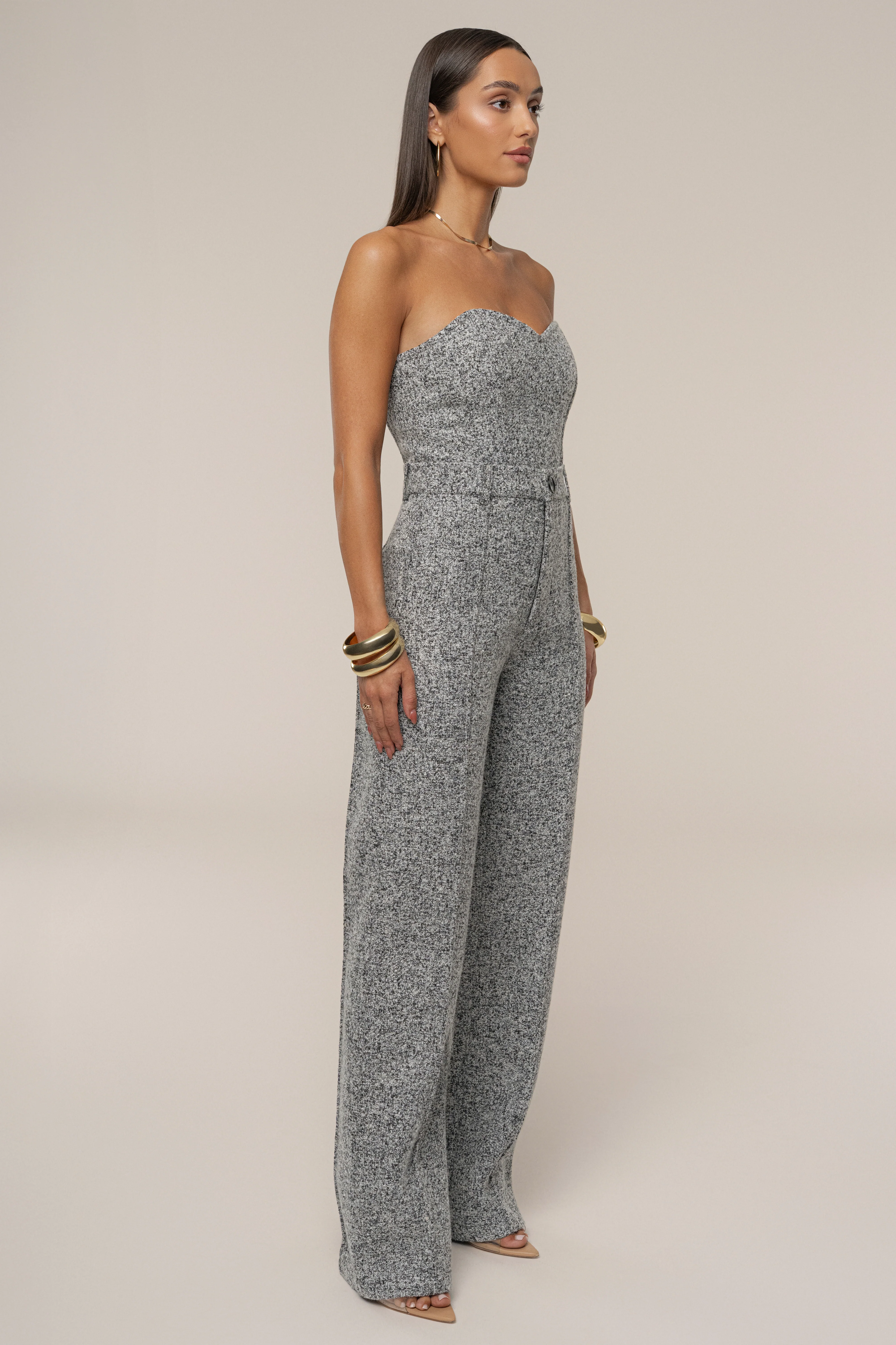 Lt. Grey Stay Sharp Tweed Trouser