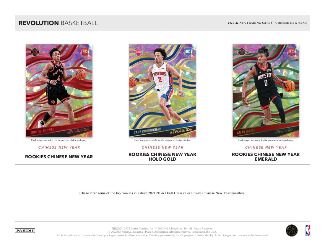 2021/22 Panini Revolution Basketball Chinese New Year Box NBA