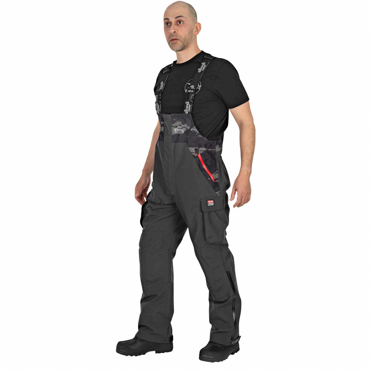 Fox Rage RS Triple Layer Salopettes Men (Black\/Camo)
