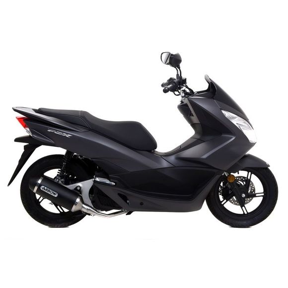 Silencieux Arrow Urban Alu Dark embout noir mat - NoirHONDA 125 PCX 125 ABS - 2018 - 2020Ref : AW0166 / 53529ANN