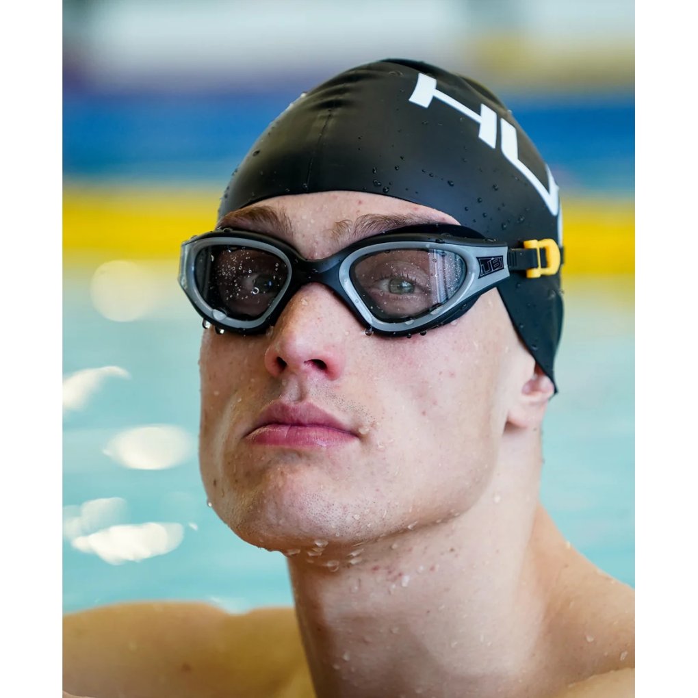 HUUB Design Aphotic II Photochromatic Swim Goggle - industrial yellow/black