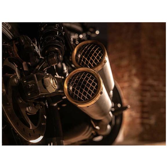 Zard LIMITED EDITION Complete Line - black stainless steel bronze tipHARLEY DAVIDSON 975 NIGHTSTER 975 - 2022 - 2025Ref: Zad00057A / Zhd025S00Sbo-B