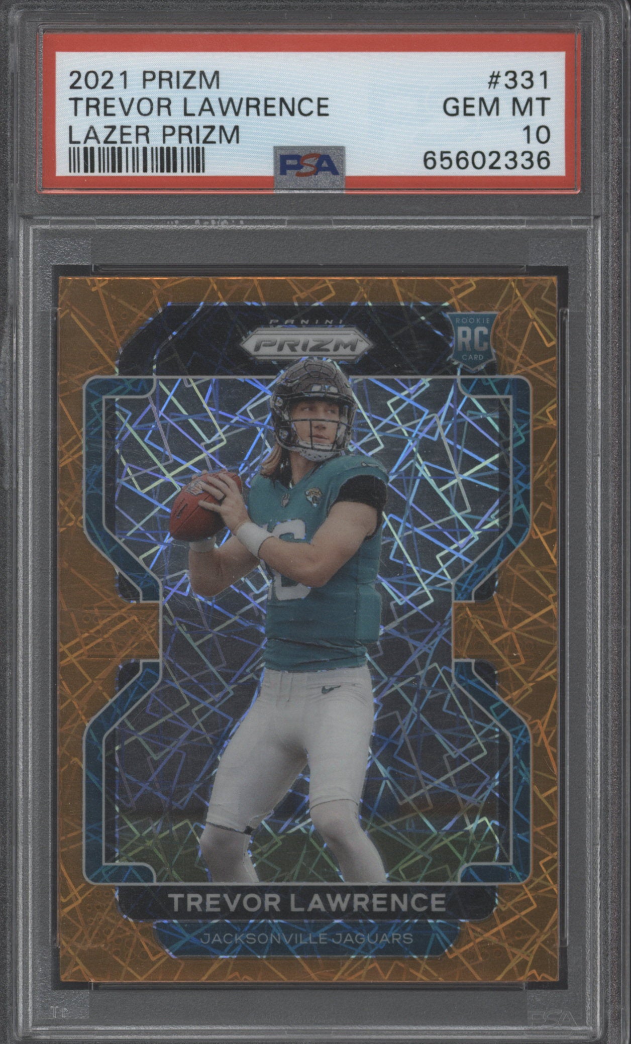 2021 Prizm Trevor Lawrence Lazer PSA 10 #331