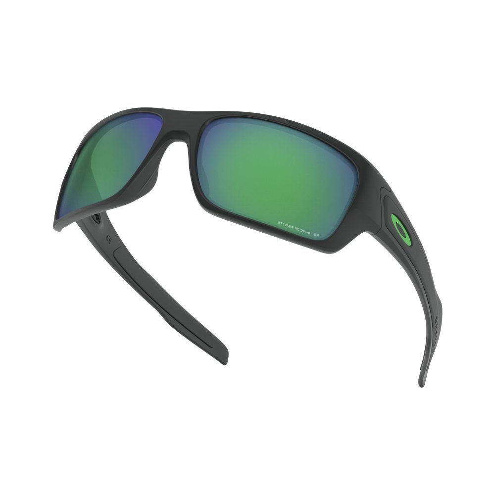 Oakley Turbine PRIZM Polarized Glasses - Matte Black/Jade