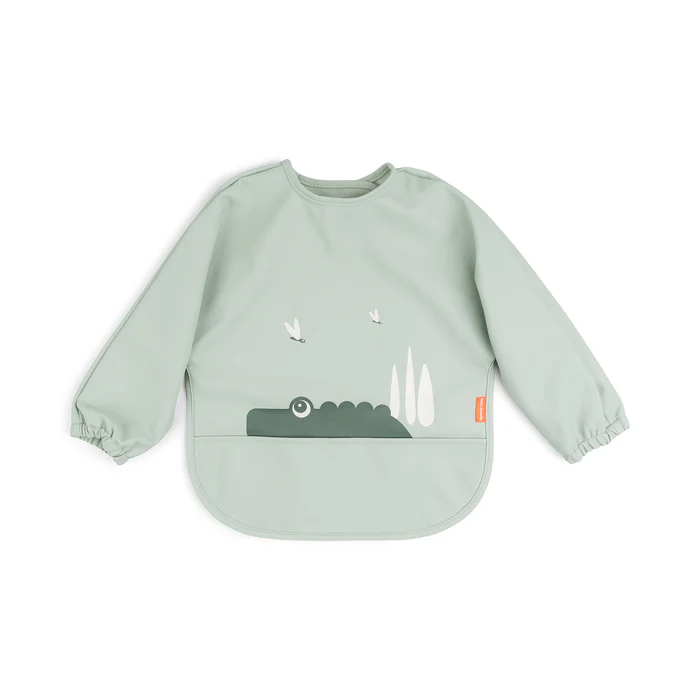 Sleeved pocket bib