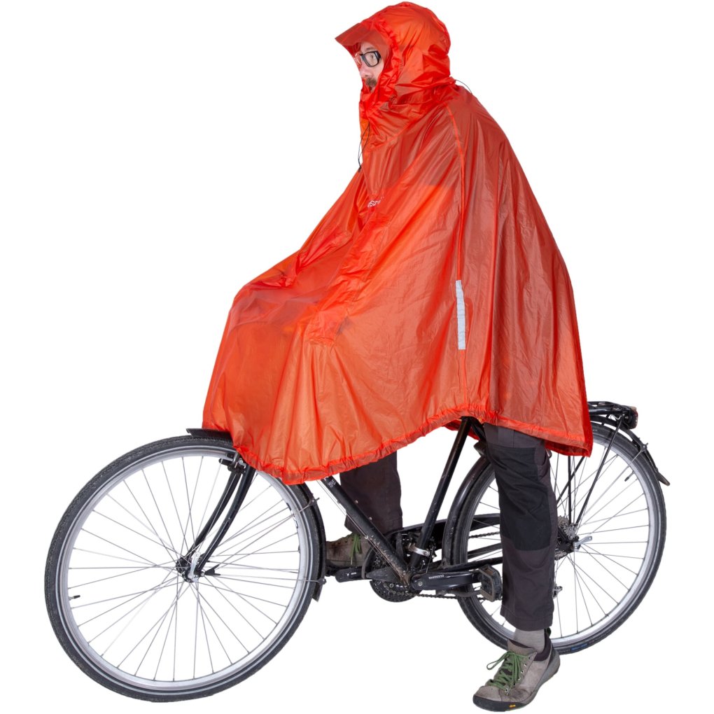 Exped Bike + Hike Poncho - dark lava