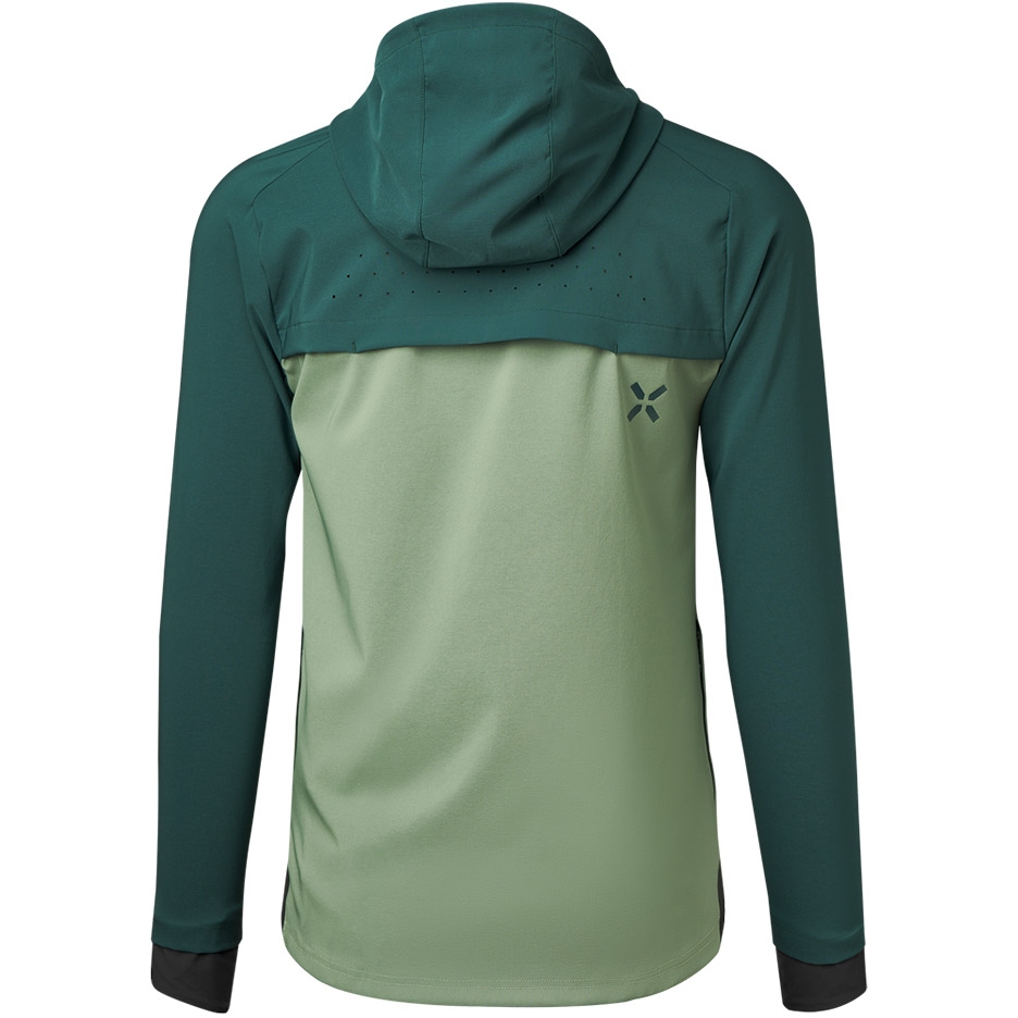 iXS Carve 1.0 Hooded MTB Jersey Men - duckgreen-sage