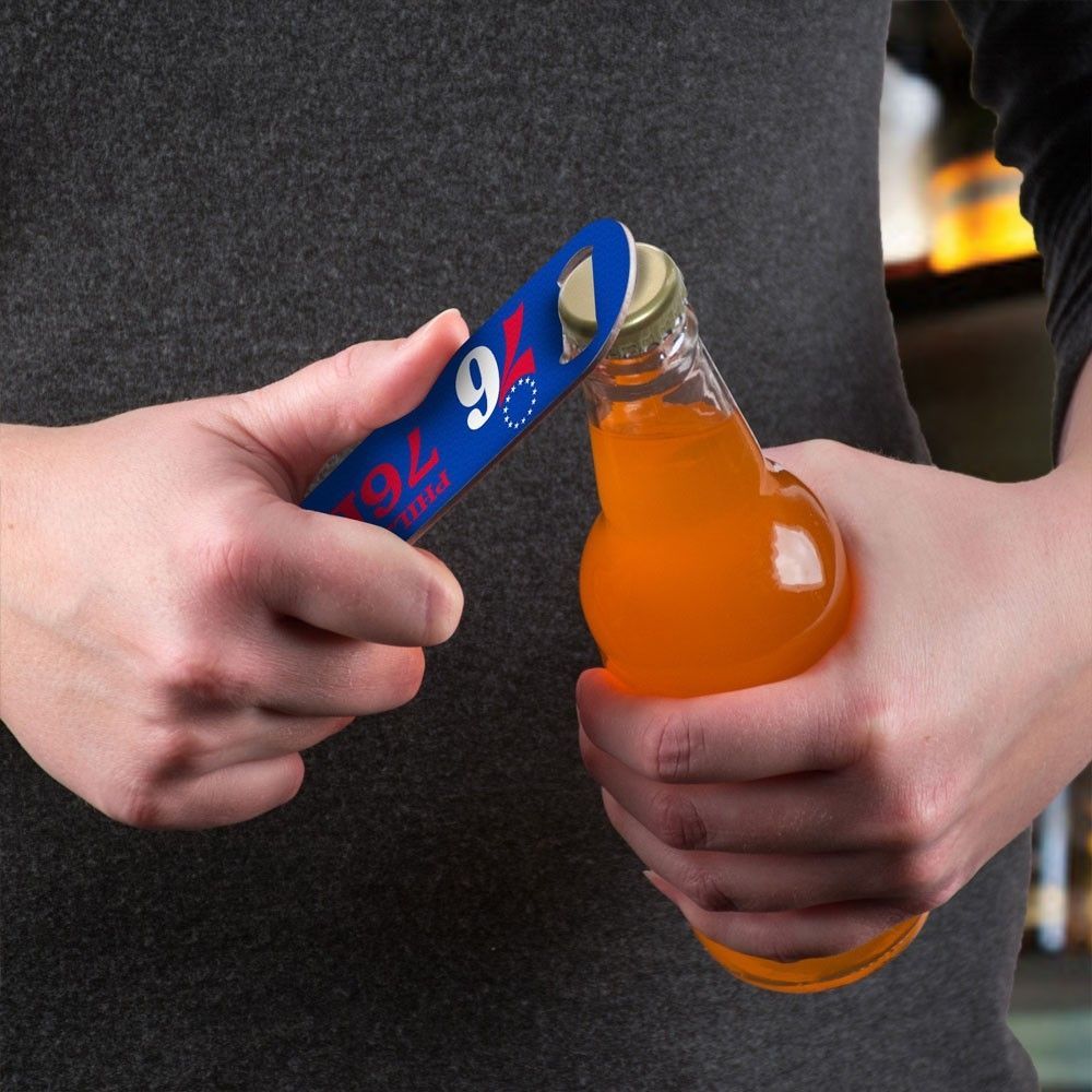 Philadelphia 76ers NBA WinCraft Metal Bottle Opener